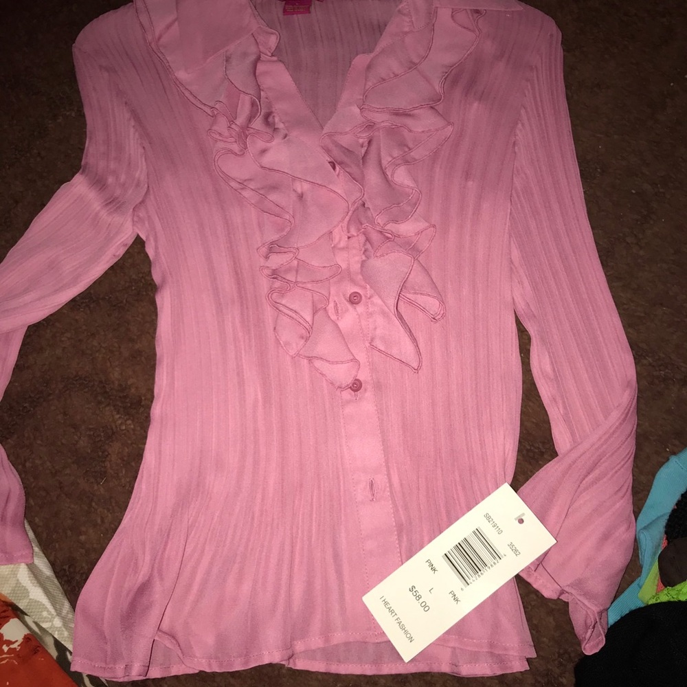 Pink blouse